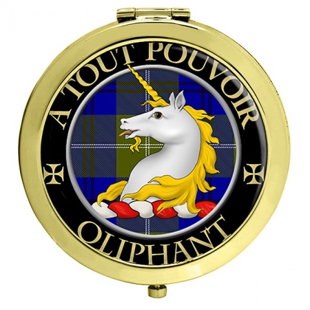 Oliphant Scottish Clan Crest Compact Mirror