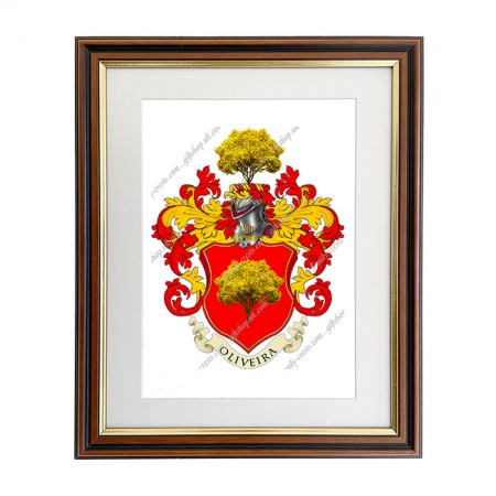 Oliveira (Portugal) Coat of Arms Framed Print