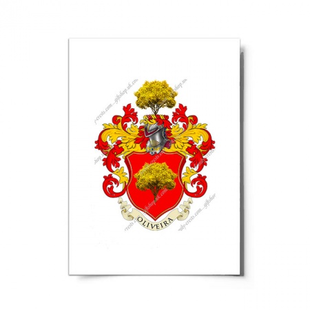 Oliveira (Portugal) Coat of Arms Print