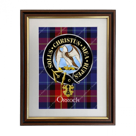 Orrock Scottish Clan Crest Framed Print