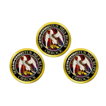 Orrock Scottish Clan Crest Golf Ball Markers