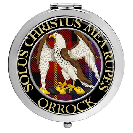 Orrock Scottish Clan Crest Compact Mirror