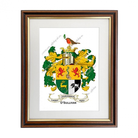 O'Sullivan (Ireland) Coat of Arms Framed Print