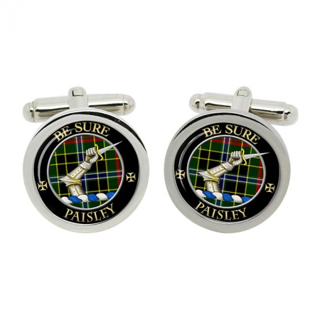 Paisley Scottish Clan Crest Cufflinks