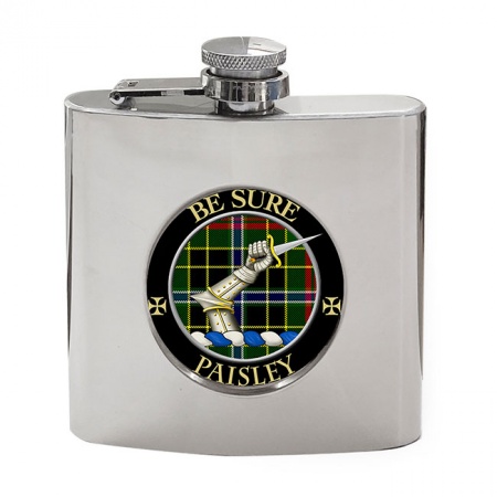 Paisley Scottish Clan Crest Hip Flask