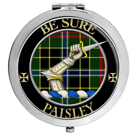 Paisley Scottish Clan Crest Compact Mirror