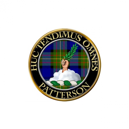 Patterson Scottish Clan Crest Pin Badge