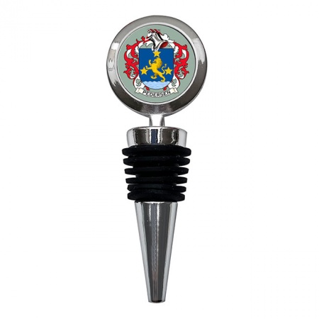 Pedersen (Denmark) Coat of Arms Bottle Stopper