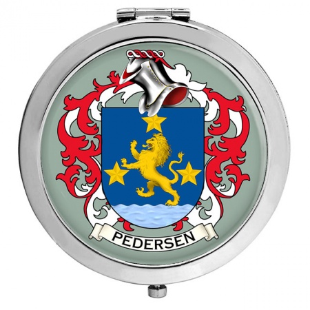 Pedersen (Denmark) Coat of Arms Compact Mirror