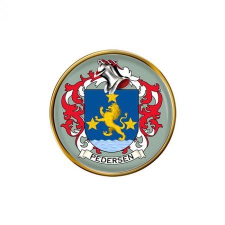 Pedersen (Denmark) Coat of Arms Pin Badge
