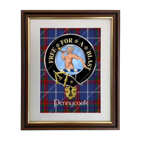 Pennycook Scottish Clan Crest Framed Print