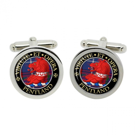 Pentland Scottish Clan Crest Cufflinks