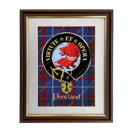 Pentland Scottish Clan Crest Framed Print
