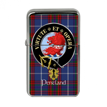 Pentland Scottish Clan Crest Flip Top Lighter