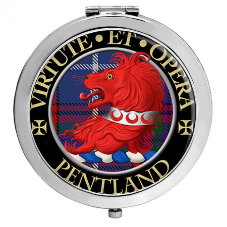 Pentland Scottish Clan Crest Compact Mirror