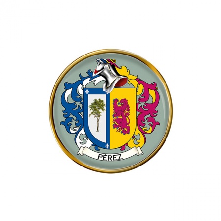 Perez (Spain) Coat of Arms Pin Badge