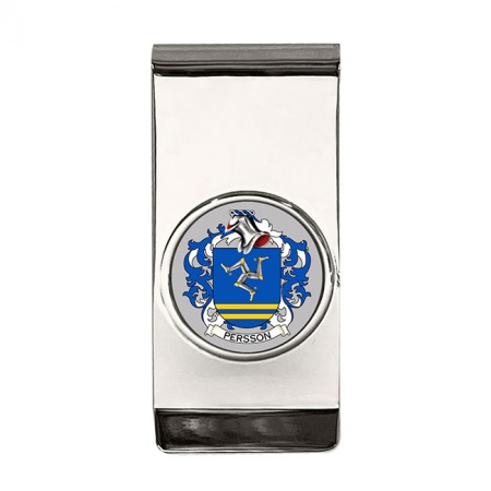 Persson (Sweden) Coat of Arms Money Clip