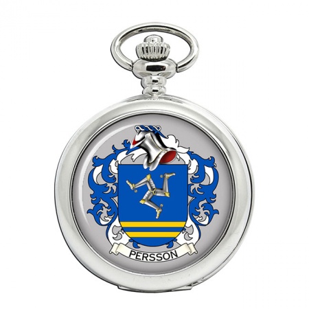 Persson (Sweden) Coat of Arms Pocket Watch