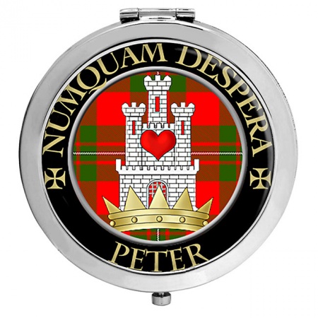 Peter Scottish Clan Crest Compact Mirror