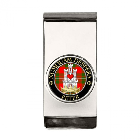 Peter Scottish Clan Crest Money Clip