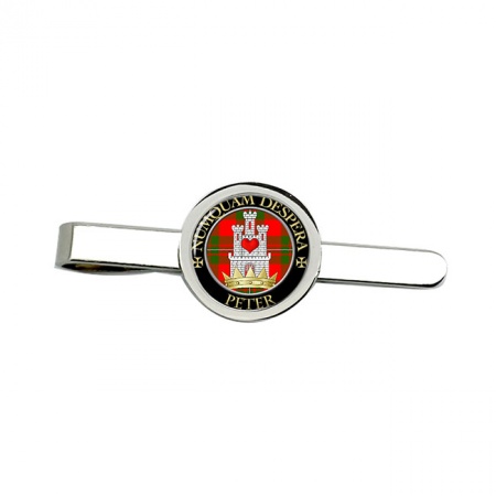 Peter Scottish Clan Crest Tie Clip