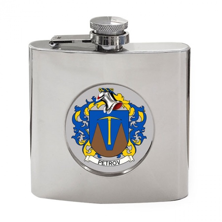 Petrov (Russia) Coat of Arms Hip Flask