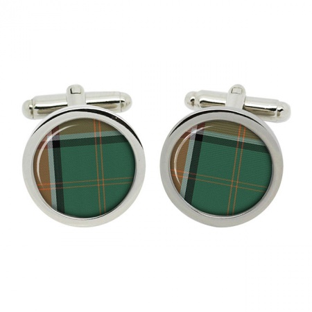 Pollock Scottish Tartan Cufflinks in Box