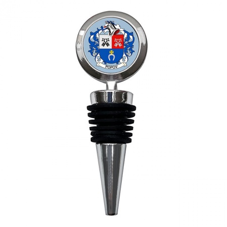 Popov (Russia) Coat of Arms Bottle Stopper