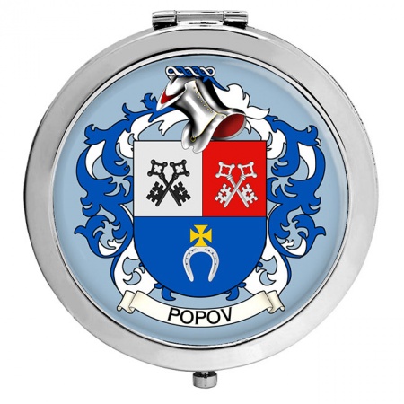 Popov (Russia) Coat of Arms Compact Mirror
