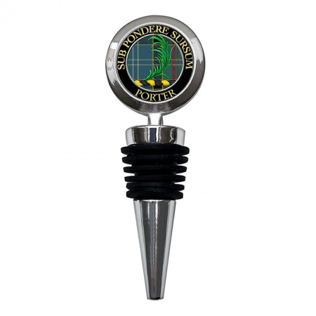 Porter Scottish Clan Crest Bottle Stopper