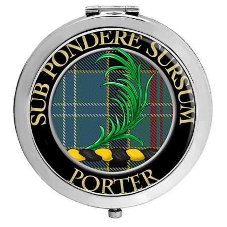 Porter Scottish Clan Crest Compact Mirror
