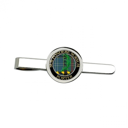 Porter Scottish Clan Crest Tie Clip