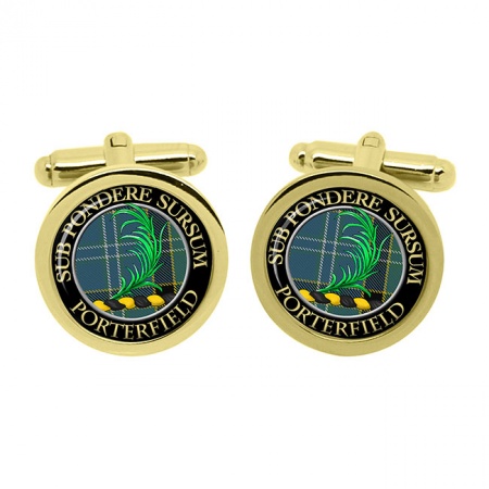 Porterfield Scottish Clan Crest Cufflinks