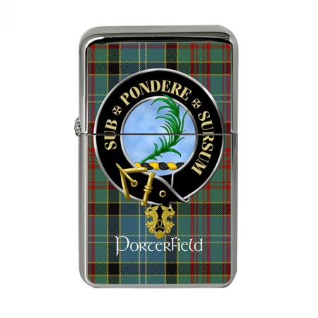 Porterfield Scottish Clan Crest Flip Top Lighter