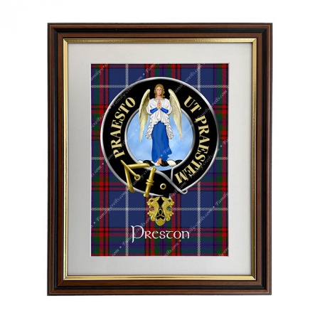 Preston Scottish Clan Crest Framed Print