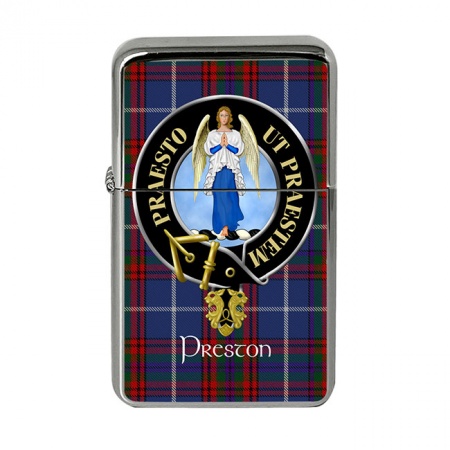 Preston Scottish Clan Crest Flip Top Lighter