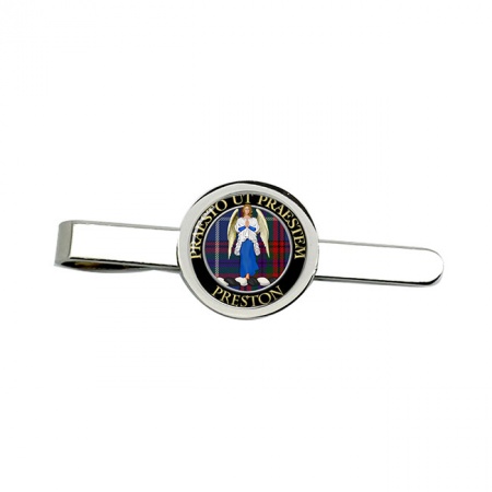 Preston Scottish Clan Crest Tie Clip