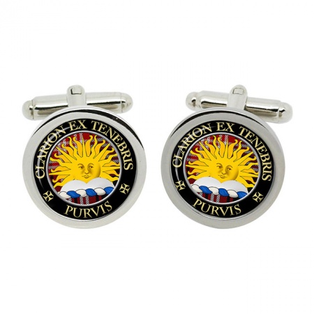 Purvis Scottish Clan Crest Cufflinks