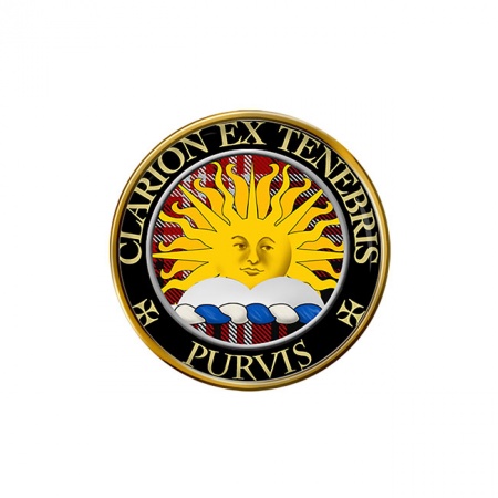 Purvis Scottish Clan Crest Pin Badge