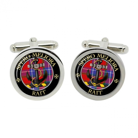 Rait Scottish Clan Crest Cufflinks