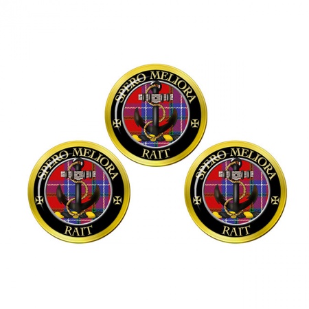 Rait Scottish Clan Crest Golf Ball Markers