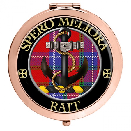 Rait Scottish Clan Crest Compact Mirror