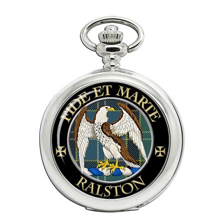 Ralston Scottish Clan Crest Pocket Watch