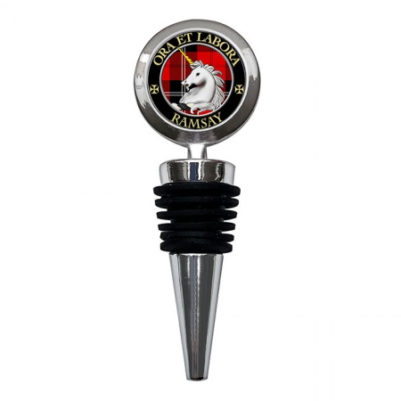 Ramsay Scottish Clan Crest Bottle Stopper