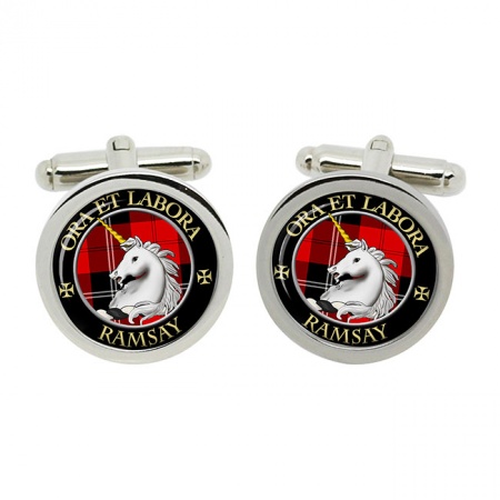 Ramsay Scottish Clan Crest Cufflinks