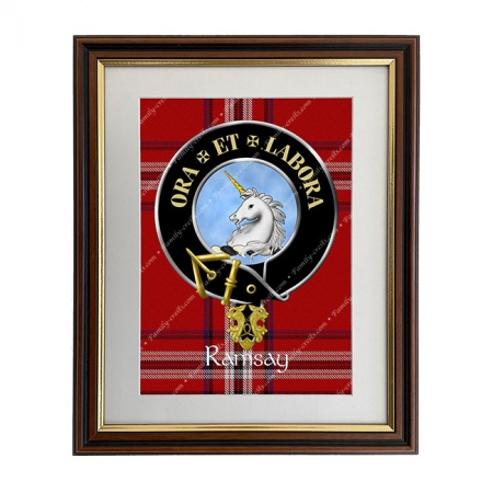 Ramsay Scottish Clan Crest Framed Print