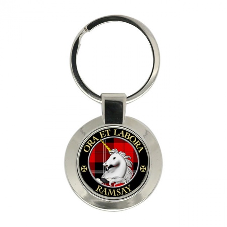 Ramsay Scottish Clan Crest Key Ring