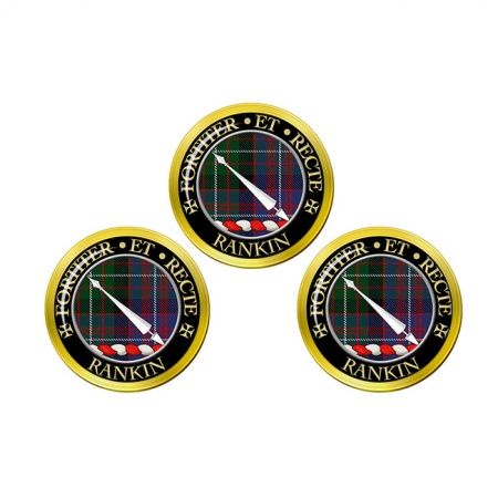 Rankin Scottish Clan Crest Golf Ball Markers