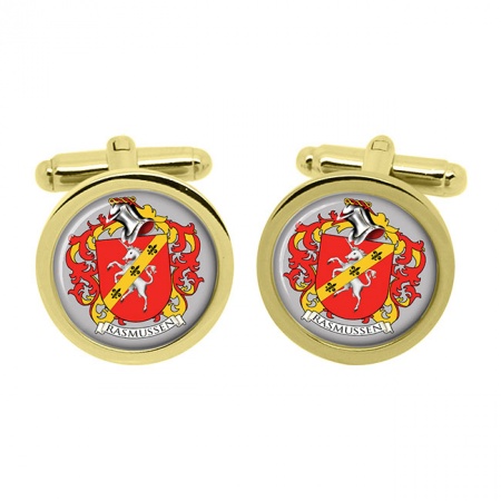 Rasmussen (Denmark) Coat of Arms Cufflinks
