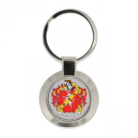 Rasmussen (Denmark) Coat of Arms Key Ring